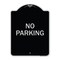 Signmission Designer Series No Parking 2, Black & Silver Heavy-Gauge Aluminum Sign, 24" x 18", BS-1824-23789 A-DES-BS-1824-23789 - alternate 1